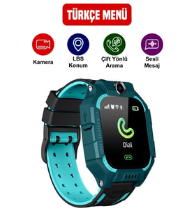 Çocuklar İçin Renkli Akıllı Saat, Kamera ve Sim Kartlı, Güvenli Kullanım