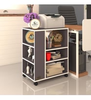 Kenzlife ofis yazıcı masası berubetto106 gri 106*090*60 tekerlekli sekreter