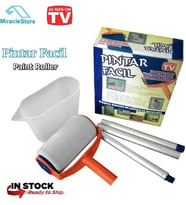 Pintar Facil Pratik Damlatmayan Boya Rulosu Ve Fırçası