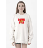 Dream Still Over Beyaz Kadın 2ip Sweatshirt