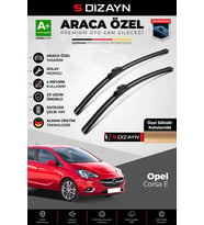 Opel Corsa E Ön Cam Silecek Seti 2014-2019 Premium Araca Özel 65-40 Cm A+ Kalite