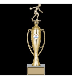 ODAK KUPA - Figürlü Kupalar - Bowling Kadın Figürlü Kupalar FG-025 A - 36 cm