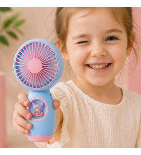 Mini Şarjlı El Fanı Taşınabilir Sessiz USB Fan 14x8x2.5 Cm Renkli Tasarım