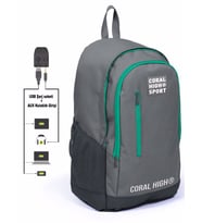 Coral High Sport Gri Okul ve Günlük Sırt Çantası - Çocuk, Genç