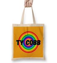 Ty Cobb - Baseball Lovers Gifts vintage Retro Rainbow Bez Çanta Uzun Saplı