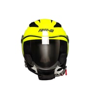 Motosiklet Yarım Camlı Çocuk Kaskı Ce Sertfikalı Abs Matreıl Motor Kaskı Dog Yellow
