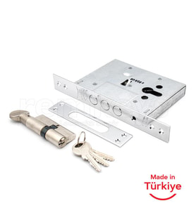 Kale 257/GM plus çelik kapı kilidi mandallı german barelli