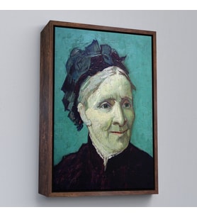 Çerçeveli Vincent van Gogh - Sanatçının Annesinin Portresi Tablo (Kahverengi)