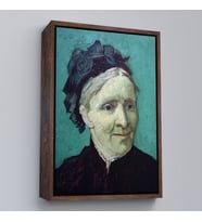 Çerçeveli Vincent van Gogh - Sanatçının Annesinin Portresi Tablo (Kahverengi)