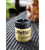 Cam Kokusuz Küllük 425 Cc Hello Desenli Sarı