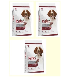 Reflex Beef Biftekli Yetiskin Köpek Mamasi 3 Kg* 3 ADET