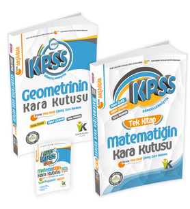 KPSS Matematik Tek Kitap ve Geometrinin Kara Kutusu Konu Özetli Dijital Çözümlü (Beyaz)
