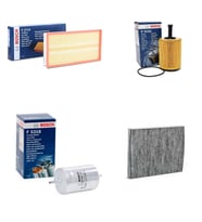 Bosch Filtre Bakım Seti Volkswagen Bora 2.3 Benzinli 150 Beygir 1998-2005 Hava + Yağ F + Yakıt F. + Polen Sardes