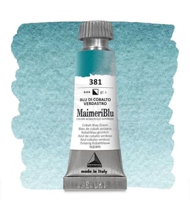 Maimeri Blu Tüp Sulu Boya 12 ml S4 No:318 Cobalt Green Blueish