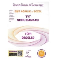 Karekök Yayıncılık Karekök TYT Tüm Dersler Eşit Ağırlık ve Sözel Soru Bankası (Yeni) (Çok Renkli)