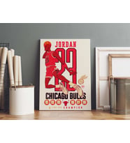 Michael Jordan Kanvas Tablo 40x55cm NBA Poster