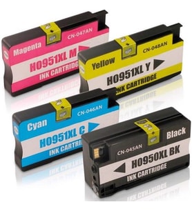Photo Print HP Officejet Pro 8610 Kartuş Set 4 Renk Takım Muadil Yüksek Kapasite 950XL-951XL