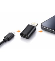 İphone 12 Uyumlu Android Micro Usb Şarj Kablosunu İphone Lightning E Çevirici