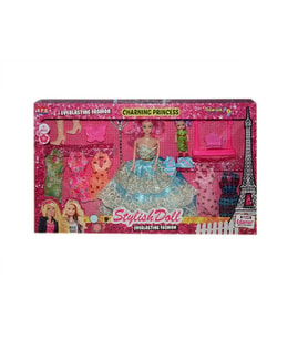 Efe Toys 13 Parça Yedek Elbiseli Bebek Seti 2642