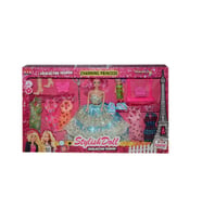 Efe Toys 13 Parça Yedek Elbiseli Bebek Seti 2642