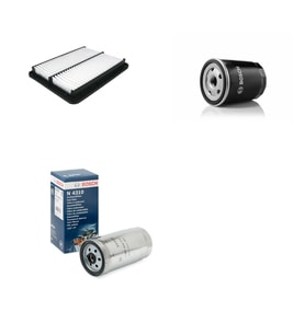 Bosch Filtre Bakım Seti Kia Sorento 2.5 Dizel 2003-2009 Hava + Yağ f. + Yakıt Filtre Bosch