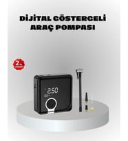 Dijital Ekranlı Şarjlı Hava Kompresörü 150 Psı Güçlü Motorlu