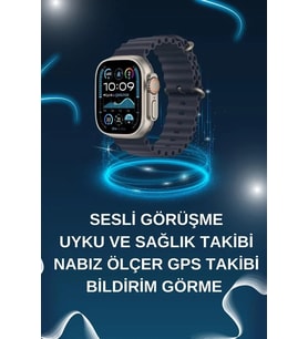 Akıllı Saat Bluetooth Bağlantılı Nfc Ve Gps Uyumlu Nabız Ölçer Sesli Görüşme