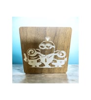 6 Lı Mdf Bardak Altlığı Sekoratif ECCECA1004