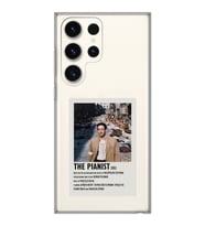 Samsung Galaxy S23 ULTRA Uyumlu The Pianist Tasarımlı Şeffaf Telefon Kılıfı