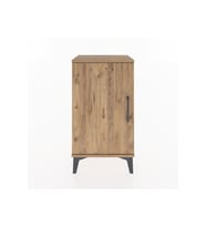 Arges Komodin 2 Raflı Tek Kapaklı 44x30x80 Çam-Çam