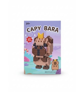Kapibara Kral Tasarımlı Büyük Parçalı Blok Oyuncak Seti Big Pixel Brick Set