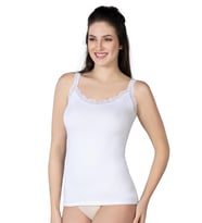 BEYAZ MI Emay 1411 Modal Cotton Dantelli Atlet