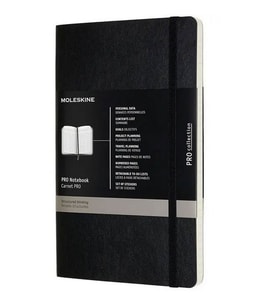Moleskine Yumuşak Kapak Pro Defter Siyah (Çizgili - 13x21)