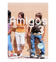 Aula Amigos 3 Libro del alumno+Portfolio+CD (Gri-Kırmızı)
