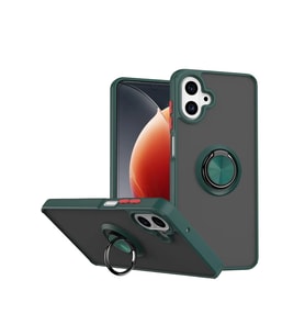 Galaxy A07 4G Montreal Yüzüklü Silikon Kapak - Yeşil