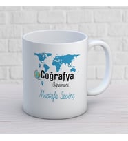 Kişiye Özel Meslek Coğrafya Öğretmeni  Hediyelik Kupa Bardak 1 Adet