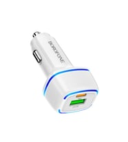 Araç içi şarj cihazı Çift bağlantı noktalı PD20W + QC3.0  USB+Type-C