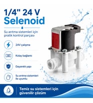 1/4 İnç 24V Su Arıtma Selenoid Valf 608506022