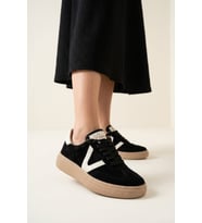 Beety 26BY227.170 Kadın Hakiki Deri Klasik Sneaker Siyah