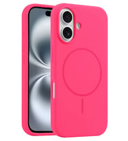 iPhone 16 Plus Kılıf Jully Magsafe Kapak - Pembe