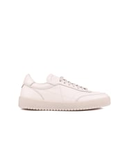 Shoetyle - Bej Hakiki Deri Bağcıklı Erkek Sneaker 666-0328