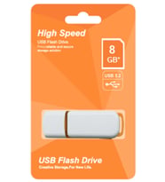 Elba 8GB Plastik Beyaz-Turuncu 3.2 USB Flash Bellek