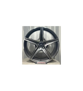 5*112*19*8.0*9.0 ET43-49 ÖN ARKA CH66.6 DY1719 GUN METAL DİAMOND W205 JANT