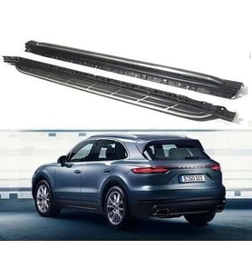 Porsche Cayenne Uyumlu 2018 Sonrası Yan Basamak Square Style Parça