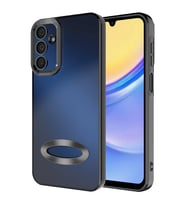 Samsung Galaxy A15 Uyumlu Kılıf Kamera Korumalı Logo Gösteren Zore Omega Kapak