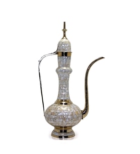 Pirinç Sedefli İbrik 55 Cm Ksk133