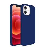 Buff iPhone 12 / 12 Pro ile Uyumlu Rubber S Kılıf Navy Blue (Mavi)