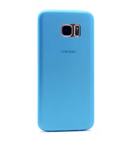 Galaxy S7 Edge ile Uyumlu Slim Cover Açık Mavi