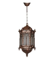 AVONNI BFE-68051-BKR-M1-OP Kahverengi Boyalı Dış Mekan Aydınlatma E27 Aluminyum Polikarbon Cam 20cm