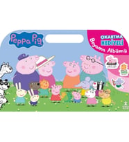 Peppa Pig Çıkartma Hediyeli Boyama Albümü